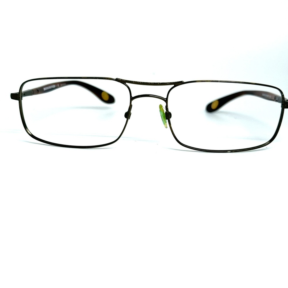 Brooks Brothers BB458 1030 Brown Bronze Rectangular Double  Frames 56-17-140